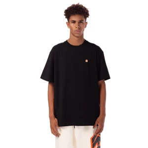 5THEWAY 5TW/RTW NEW TEE™ in BLACK/ORANGE aka Áo Thun Đen Tay Ngắn Logo Cam