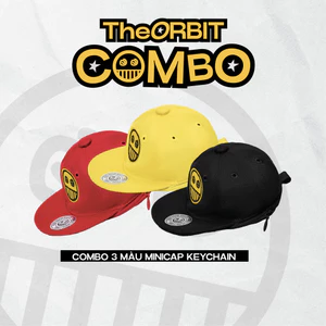 Combo Phụ kiện The ORBIT 3 Màu ORBIT Cap Keychain - Phụ kiện móc khoá, túi đeo chéo, đựng đồ