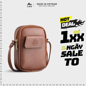 Túi Lata (Thời trang nữ đựng điện thoại mini - Túi đeo chéo da HN118)