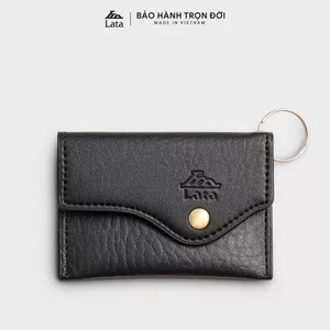 Ví Lata (Thời trang nữ nắp gập cỡ nhỏ - Ví móc khóa da MK9)