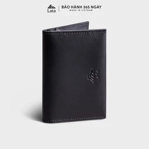 Ví nam da bò Lata (Thời trang nam đựng namecard nhỏ gọn - Ví da thật LVN106)