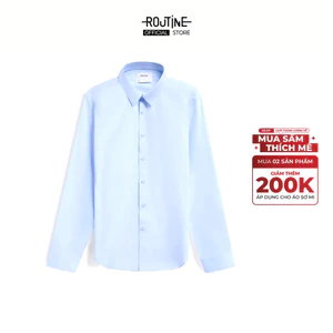 [🔥HOT] Áo Sơ Mi Tay Dài Nam Bamboo Non Iron Form Fitted - Routine 10S26SHL056