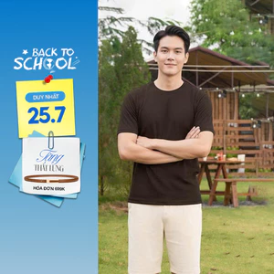 Áo Thun Nam GUMAC Áo Phông Nam Cổ Tròn Tay Ngắn Form Suông Thun Cá Sấu 4C Co Giãn Thoải Mái LATNF0544