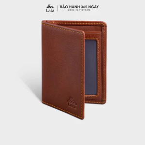 Ví nam da bò Lata (Thời trang nam đựng namecard nhỏ gọn - Ví da thật LVN74)