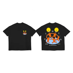 TheGlam CHÍNH HÃNG - Áo Thun Đen "ANNIVERSARY" Form Boxy UNISEX - TS07-09
