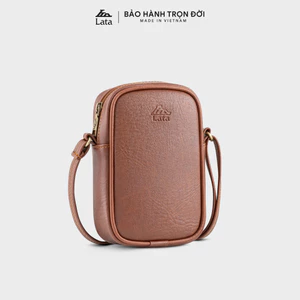 Túi Lata (Thời trang nữ đựng điện thoại basic - Túi đeo chéo da HN124)