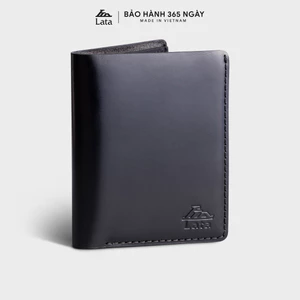Ví nam da bò Lata (Thời trang nam gấp 2 dáng đứng - Ví da thật LVN107)