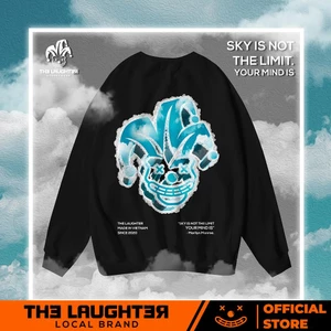 Local brand The Laughter - SWEATER CLOUD -Áo DÀI TAY NỈ DA CÁ
