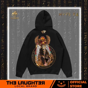 Local brand The Laughter - Hoodie Hype Ra - God Of The Sun - Áo nỉ mũ- NỈ DA CÁ