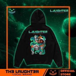 Local brand LAUGHTER EATEN ASTRONAUT HOODIE - Áo Hoodie Nỉ Chân Cua Cotton - Phi Hành Gia
