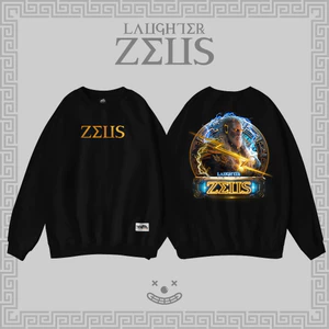Local brand LAUGHTER GREEK TITANS SWEATER - ZEUS THẦN THOẠI HY LẠP T-SHIRT -  Oversize Streetwear