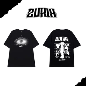 Áo thun tee phông nam nữ tay lỡ oversize form rộng ZUKIK - Bone