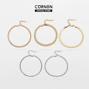 Bộ Sưu Tập Vòng Tay Xích Curnon THE ESSENTIALS - Trang Sức Vòng Xích Phong Cách, Mạnh Mẽ - Chất Liệu Thép Không Gỉ