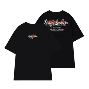 Áo thun Vato Black Rose - Áo phông cotton nam, nữ co giãn 2 chiều, thấm hút mồ hôi, hình in sắc nét