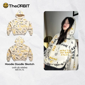 Áo Hoodie Doodle Sketch The ORBIT - Local Brand Chính Hãng