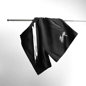 Quần NOWSAIGON Embroidered Nowsg Sweatshorts - Đen - Local Brand Chính Hãng