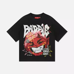 Áo thun NEEDS OF WISDOM Beam Baddie Tee - Black - Local Brand Chính Hãng