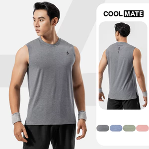 [MUA 2 GIẢM 5%][OUTLET - Không đổi trả]Áo ba lỗ  sát nách Training Comfort thấm hút tốt, co giãn thoải mái Coolmate