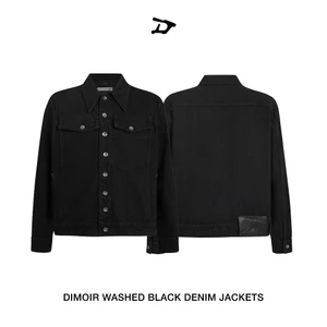 Áo khoác DIMOIR Denim Jackets màu Wash Đen