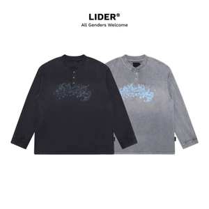 Áo Thun Hoạ Tiết Con Ngựa Tay Dài Unisex LIDER FORWARD HORSES LONG-SLEEVE TEE