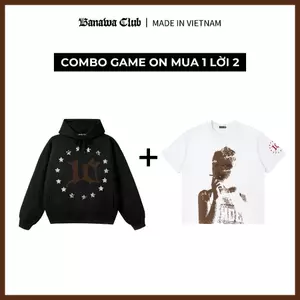 [COMBO TIẾT KIỆM] Banawa Combo 2 Áo Hoodie Áo Tee Shirt Chất Liệu Cotton Uncover Champion Combo Unisex