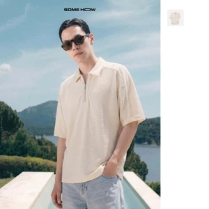 [New5] Áo Polo Oversize Trụ Zipper Summer, Chất Vải Thoải Mái, PL0233, SOMEHOW