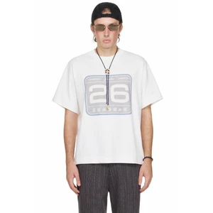 Áo Thun Boxy Nam "26" Màu Trắng - BEUTER® MS "26" BOXY T-SHIRT – OFF-WHITE