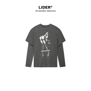 Áo Len Dệt Tay Dài Raglan Unisex LIDER HIPSIDE DOUBLE SLEEVE KNIT TEE