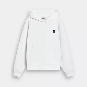 Eleven - Áo Nỉ Hoodie Unisex Nam Nữ Thêu 11 | Màu Trắng