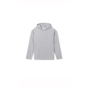 Eleven - Áo Nỉ Hoodie Unisex Nam Nữ Thêu Mono | Màu Xám ( logo cùng màu )