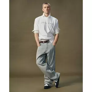 Eleven - Quần Jeans Unisex Form Baggy Fit | Màu Xanh Nhạt