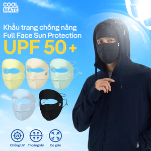 [MỚI]Khẩu trang full face nam nữ unisex chống nắng, bụi Sun Protection UPF50