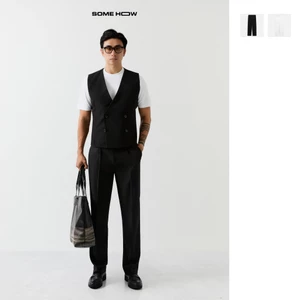  Quần Tây Straight Sidetab Wedding, Chất Vải Cotton Spandex Thoải Mái, QT0037, SOME HOW STORE