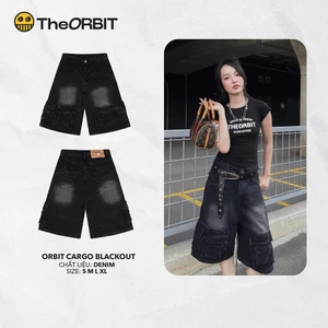 Quần Short Nam Nữ The ORBIT - ORBIT CARGO BLACKOUT - Local Brand Chính Hãng