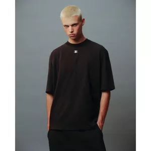 Eleven - Áo Thun Oversize Thêu Mono | Màu Đen