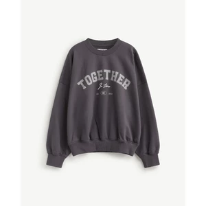 Áo Sweatshirt Tay Dài Nam Nỉ Gắn Patch Form Boxy - Routine 10F25SWE002