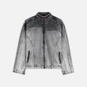 Áo NEEDS OF WISDOM Contoured Denim Jacket - Grey - Local Brand Chính Hãng