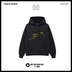 Áo Ninja Hoodie Nỉ Bông Unisex Banawa - Ninja Hoodie Broken Agnel | Local Brand Chính Hãng