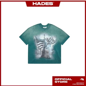 HADES LIBERTY FADE TEE  - HADES Brand Chính hãng Áo tay ngắn unisex / XANH