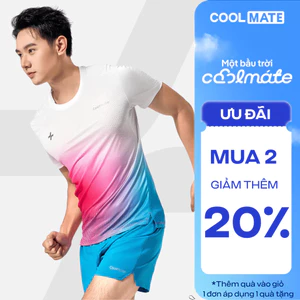 [MUA 2 GIẢM 20%]Áo thun thể thao chạy bộ AirRush Gradient thấm hút tốt thoáng khí Coolmate