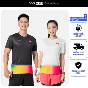 [BST 2/9]Áo thun thể thao nam nữ chạy bộ CỜ ĐỎ SAO VÀNG" thấm hút tốt thoáng khí Coolmate
